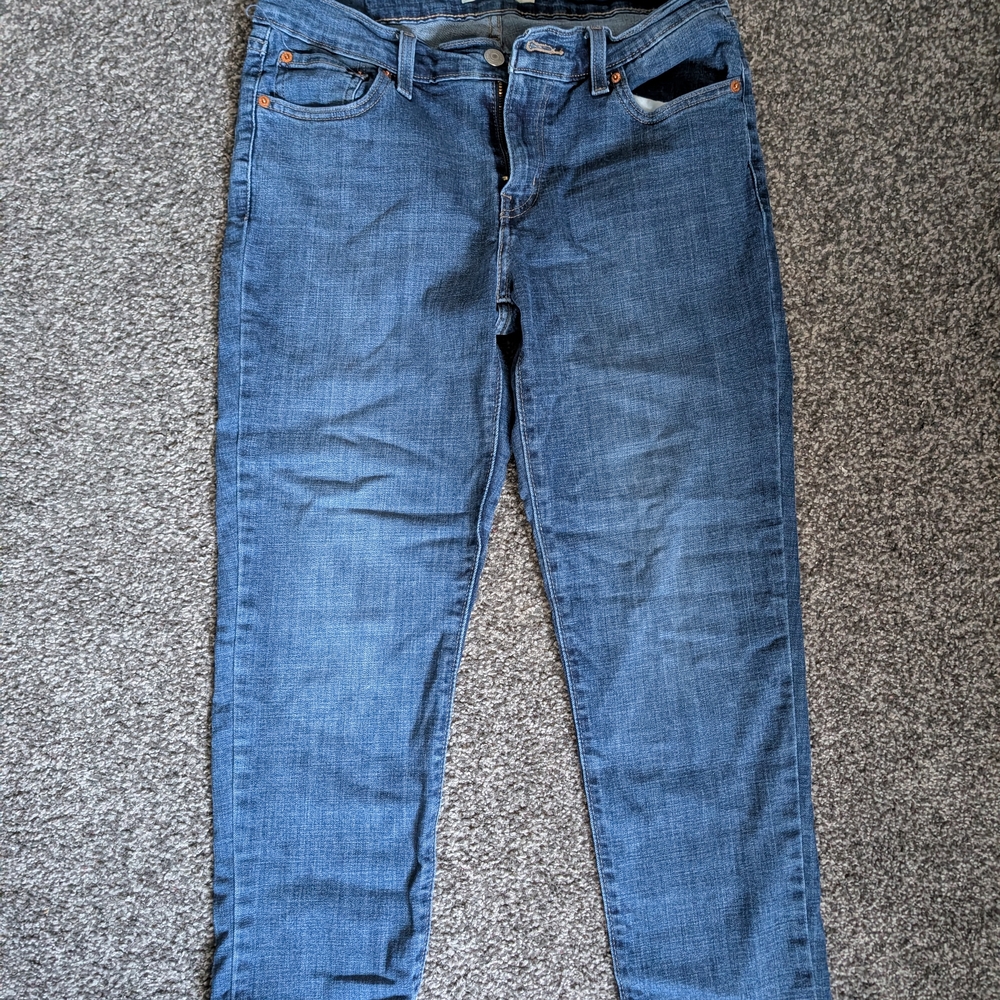Levi's Blue Boyfriend Jeans with Casual Fit